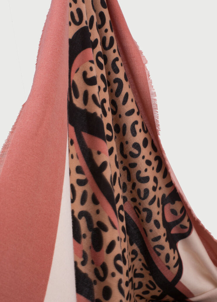 Foulard with animal-print Scorched earth Liu Jo - large image number 2 Foulard with animal-print Scorched earth Liu Jo - large image number 2