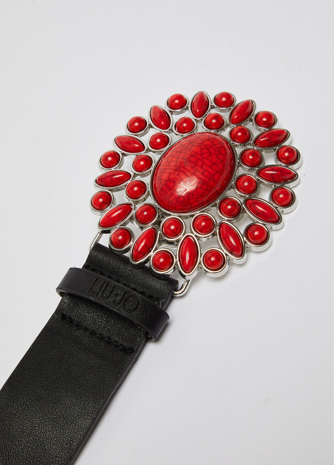 Belt with gemstones black Liu Jo - large image number 2