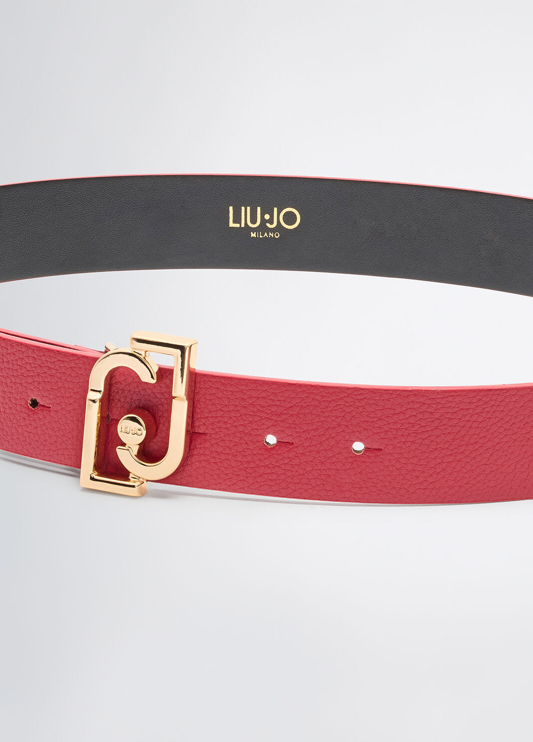 Ceinture avec logo rouge Liu Jo - large image number 4