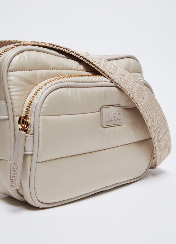 Umhängetasche aus gestepptem Nylon Farbe Sand | Liu Jo