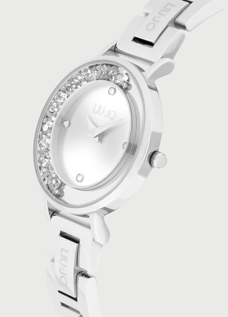 Steel watch with diamantés Steel Liu Jo - large image number 1 Steel watch with diamantés Steel Liu Jo - large image number 1