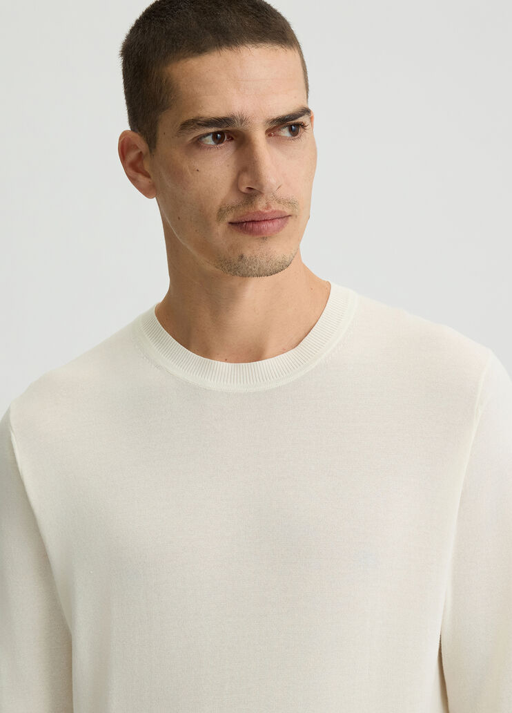 Men's white jumper white Liu Jo - large image number 2 Men's white jumper white Liu Jo - large image number 2