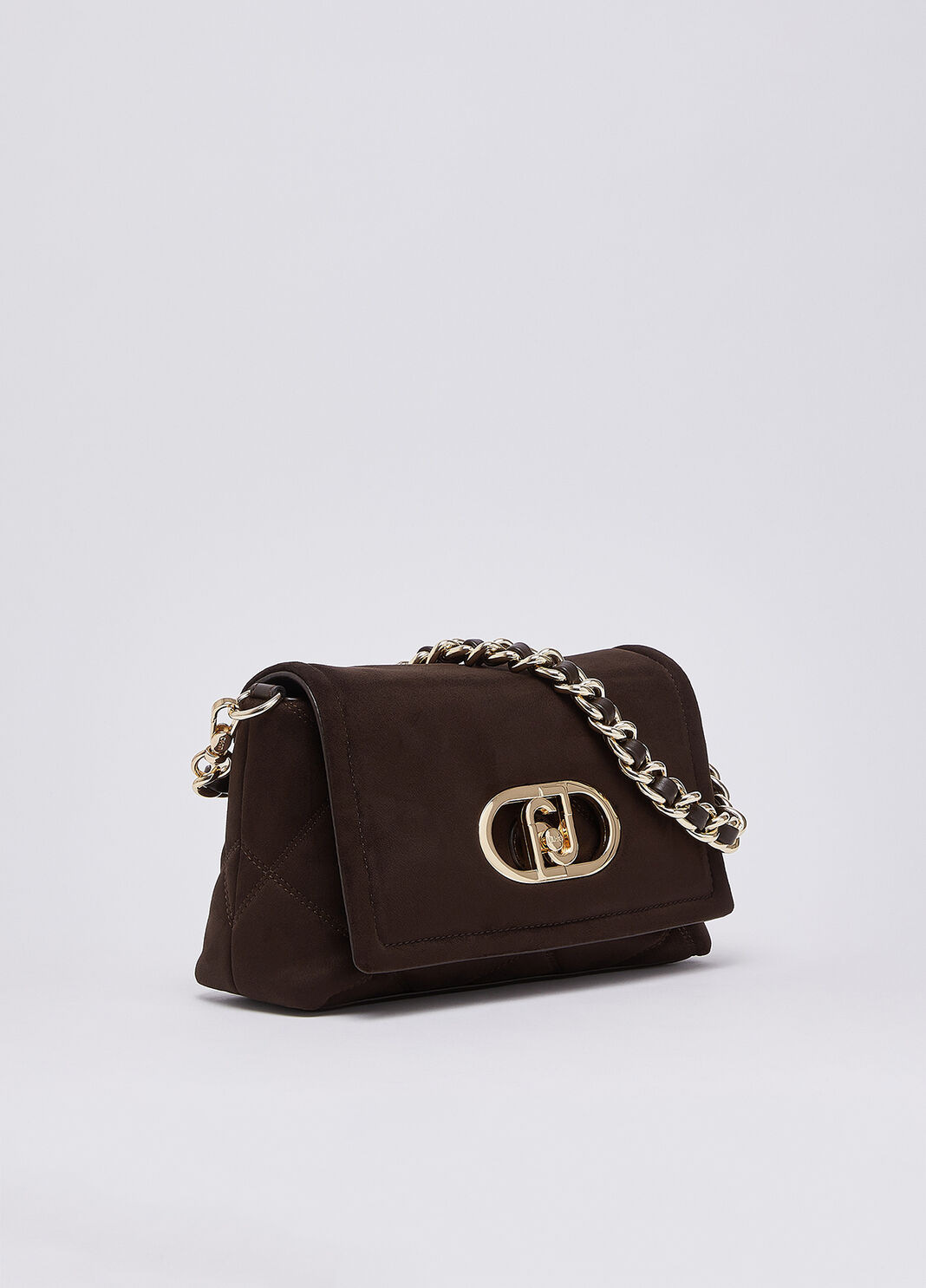 Medium LaPuffy bag in microfibre cocoa Liu Jo - large image number 2
