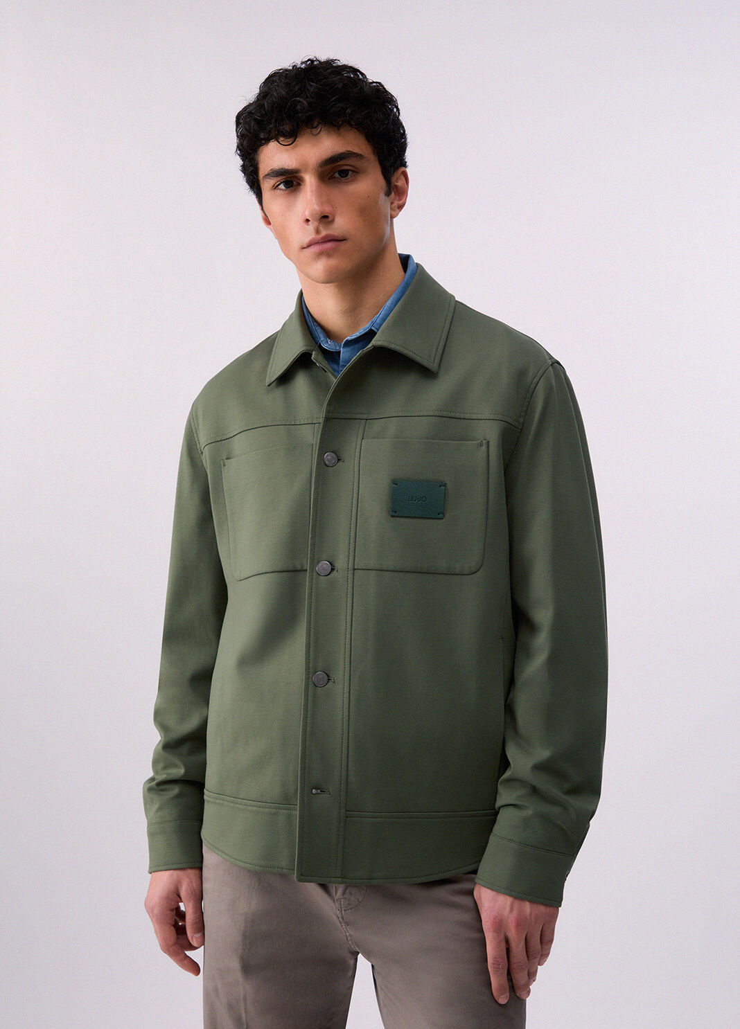 Jersey jacket thyme green Liu Jo - large image number 0