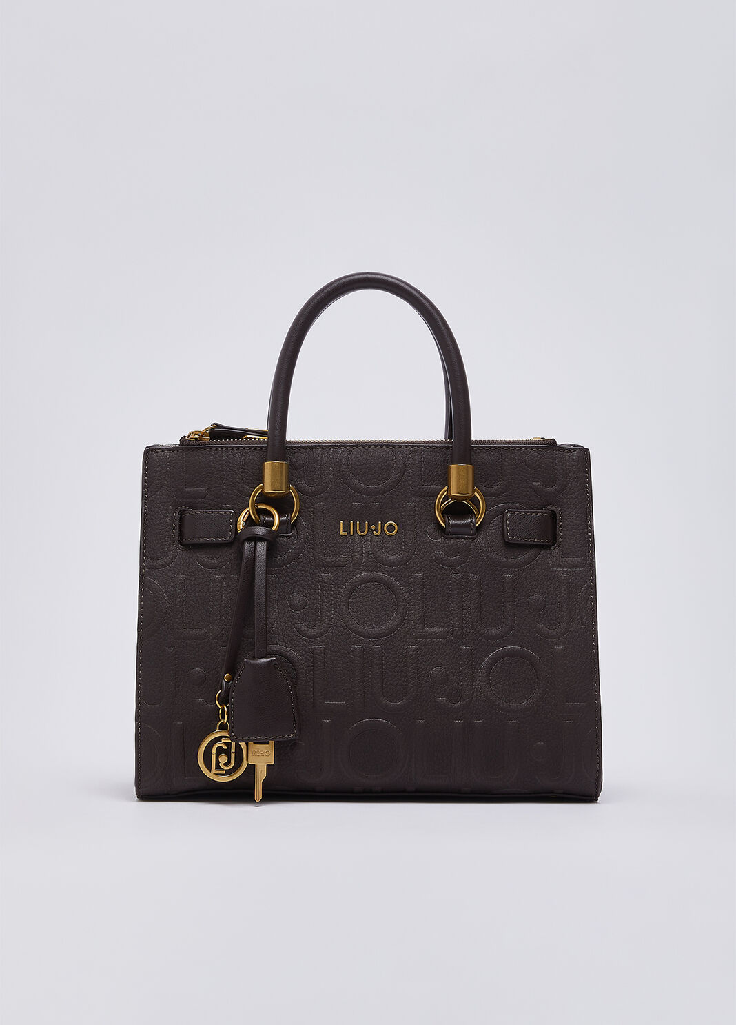 Kleine Satchel-Tasche Dunkelbraun Liu Jo - large image number 1