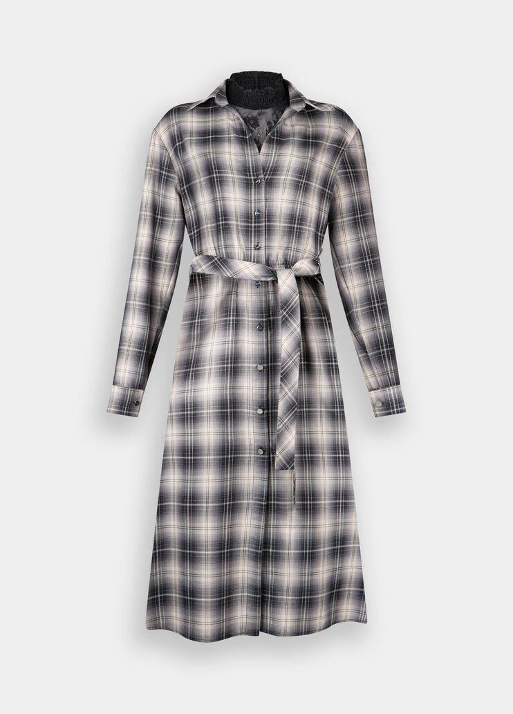 Long chequered dress check Liu Jo - large image number 6