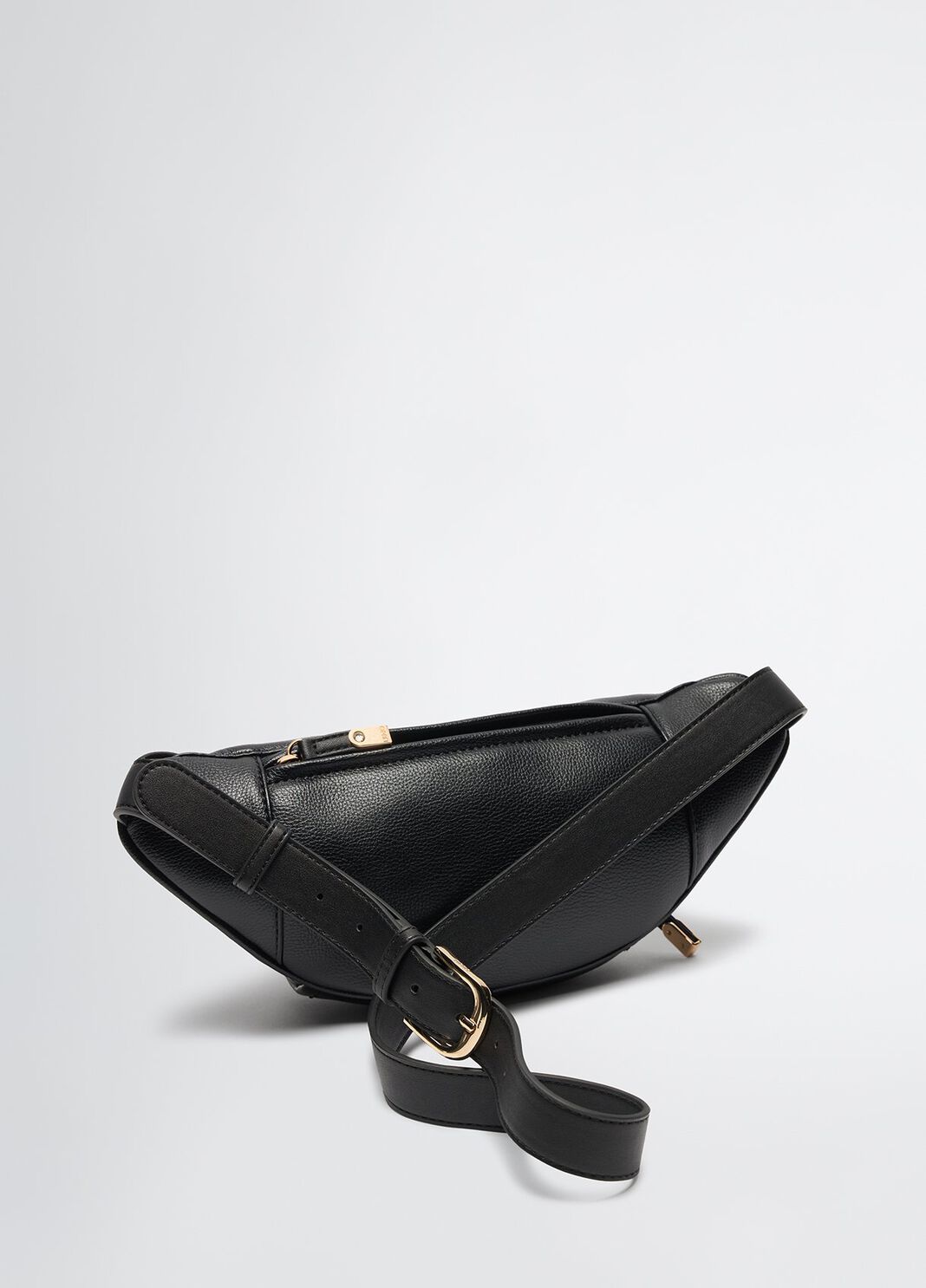 Drummed-effect pouch bag black Liu Jo - large image number 1