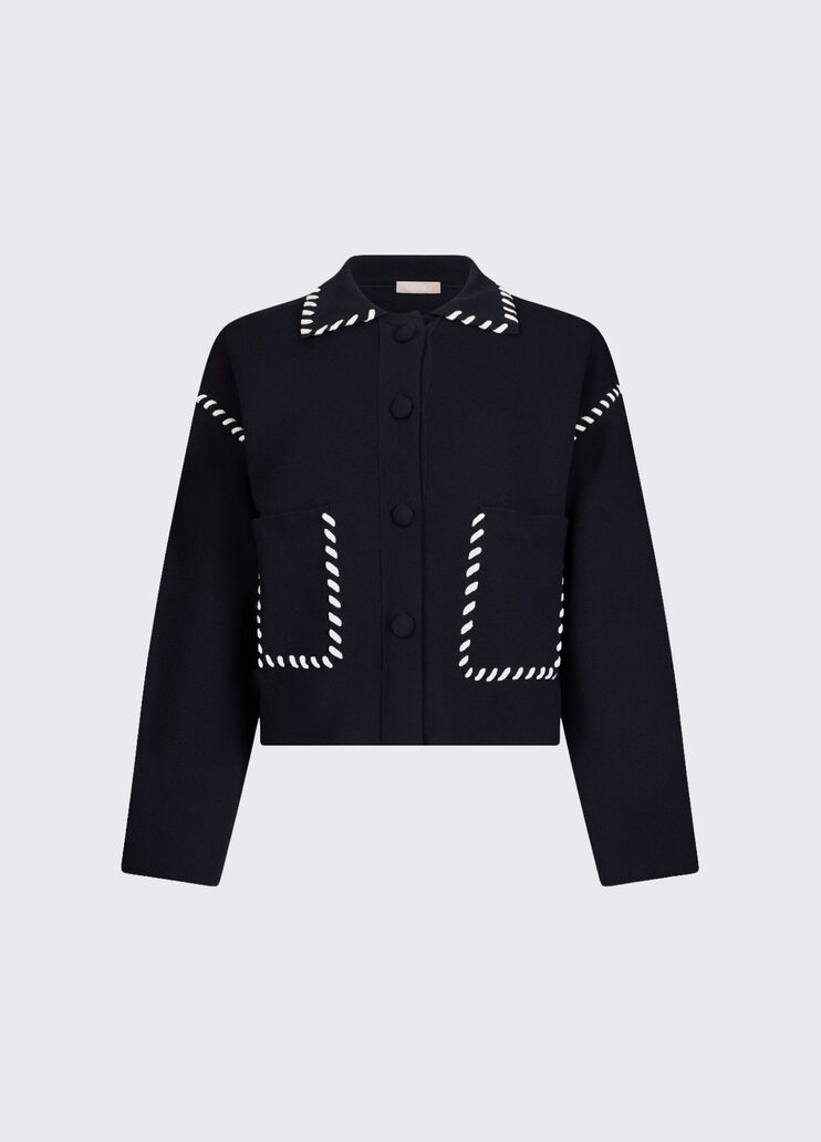 Giacca in maglia blu scuro Liu Jo - medium