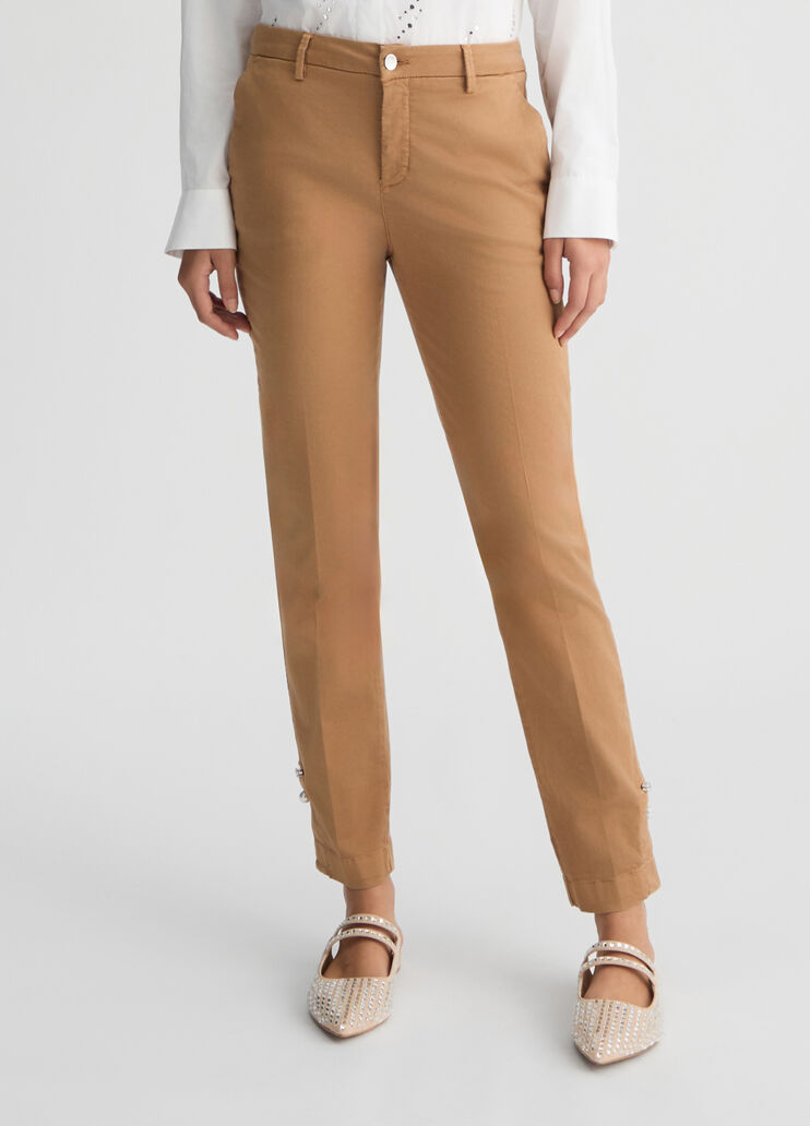Beige chinos beige Liu Jo - large image number 0 Beige chinos beige Liu Jo - large image number 0