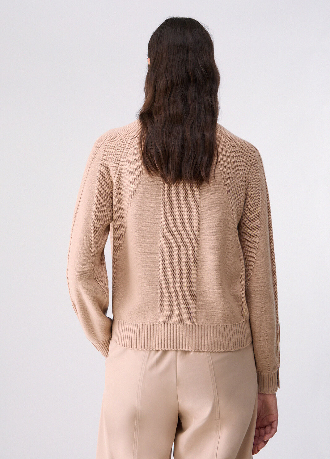 Wool-blend sweater with buttons beige Liu Jo - large image number 1