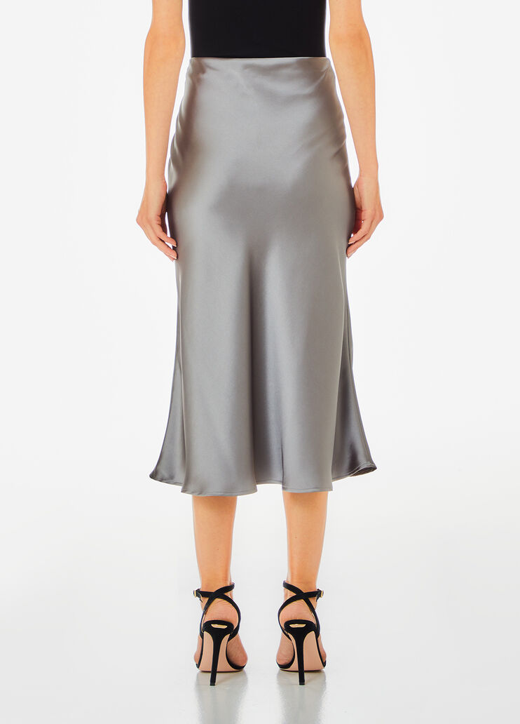 Falda de raso gris Liu Jo - medium Falda de raso gris Liu Jo - medium