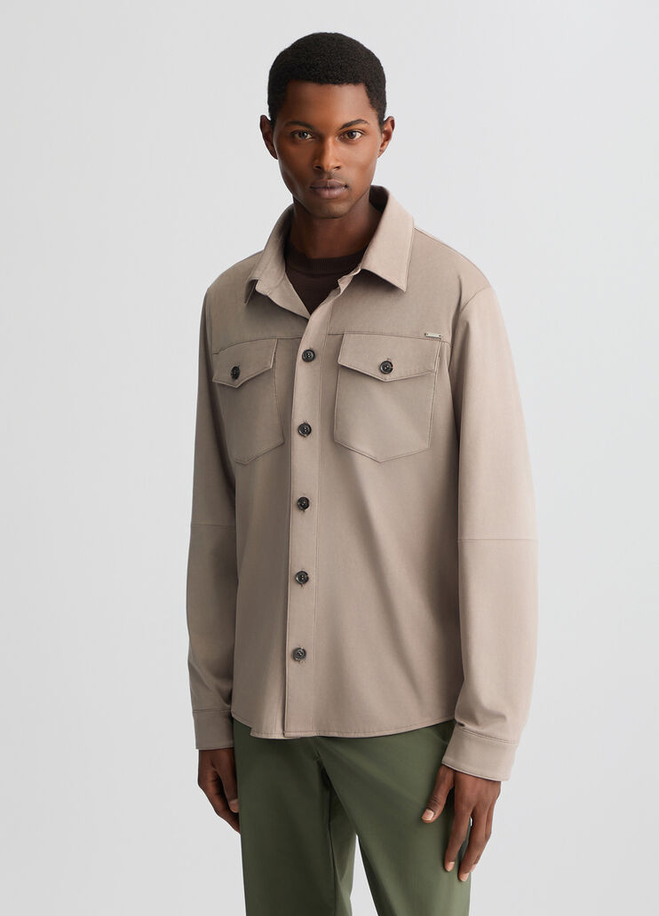 Microfibre overshirt light grey Liu Jo - medium Microfibre overshirt light grey Liu Jo - medium