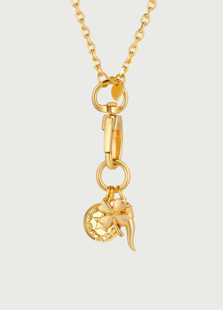 Collana con charm portafortuna Acciaio Liu Jo - large image number 1 Collana con charm portafortuna Acciaio Liu Jo - large image number 1