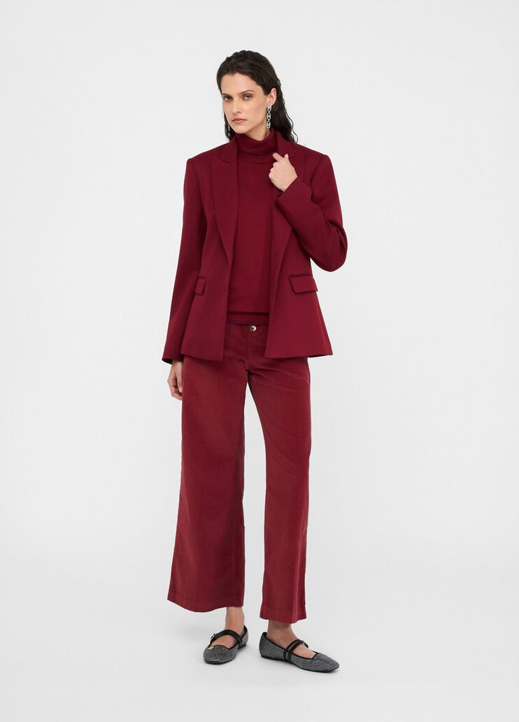 Slim-fit blazer red Liu Jo - large image number 5 Slim-fit blazer red Liu Jo - large image number 5