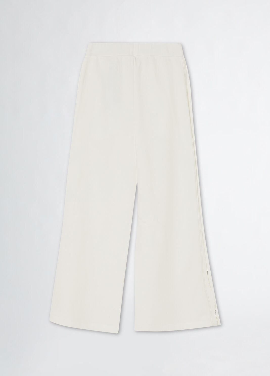 Fleece jogging bottoms with buttons white Liu Jo - large image number 1