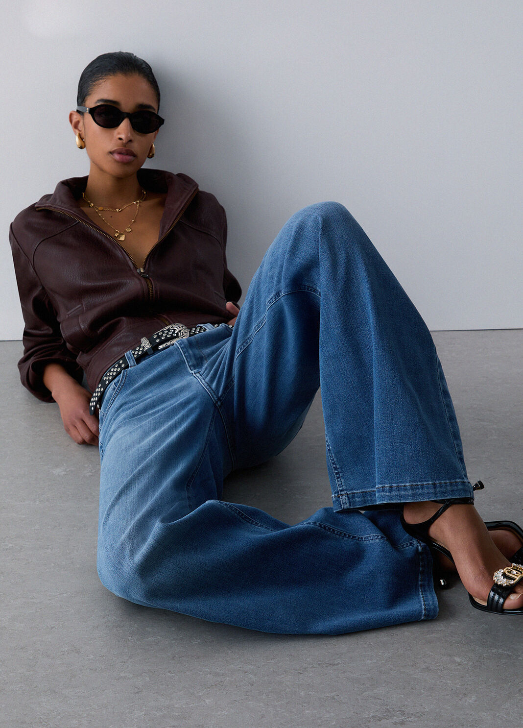 High-rise flared jeans light denim Liu Jo - large image number 2