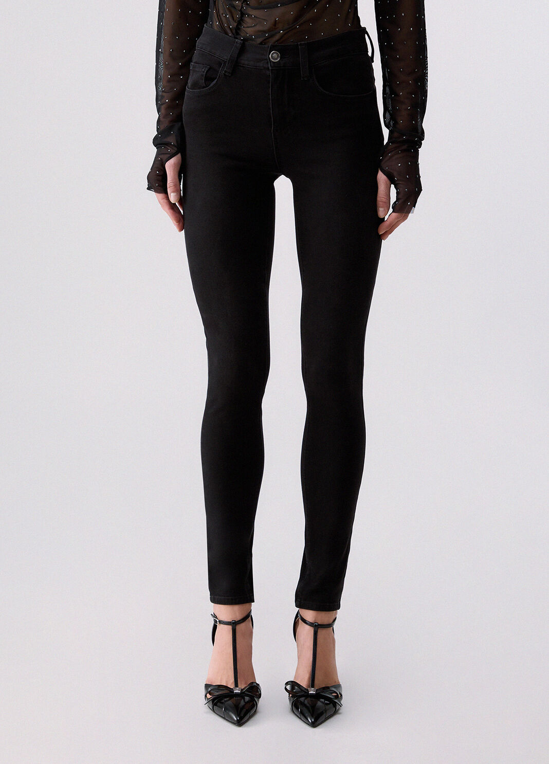Jeans skinny Amazing Fit denim nero Liu Jo - large image number 0