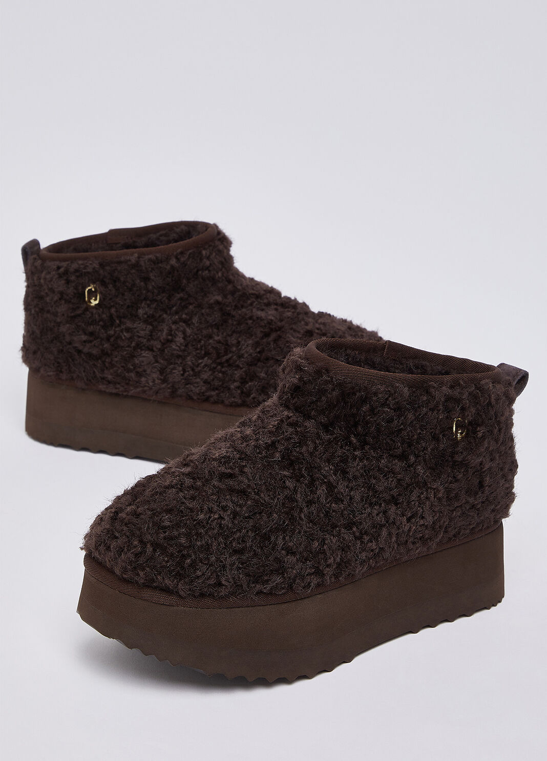 Ankle boots warm platform in teddy mocha Liu Jo - large image number 6