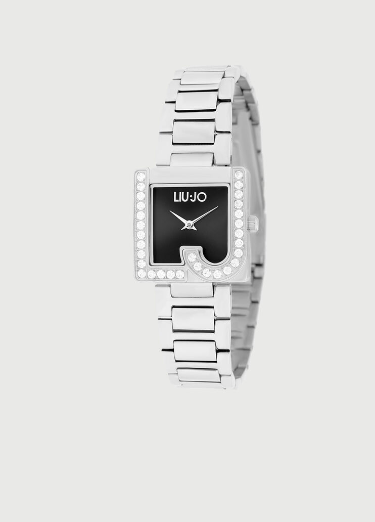 Armbanduhr aus Stahl mit Logo  Liu Jo - large image number 0 Armbanduhr aus Stahl mit Logo  Liu Jo - large image number 0