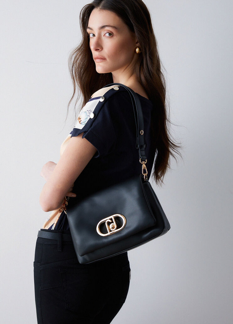 Medium LaPuffy bag black Liu Jo - medium