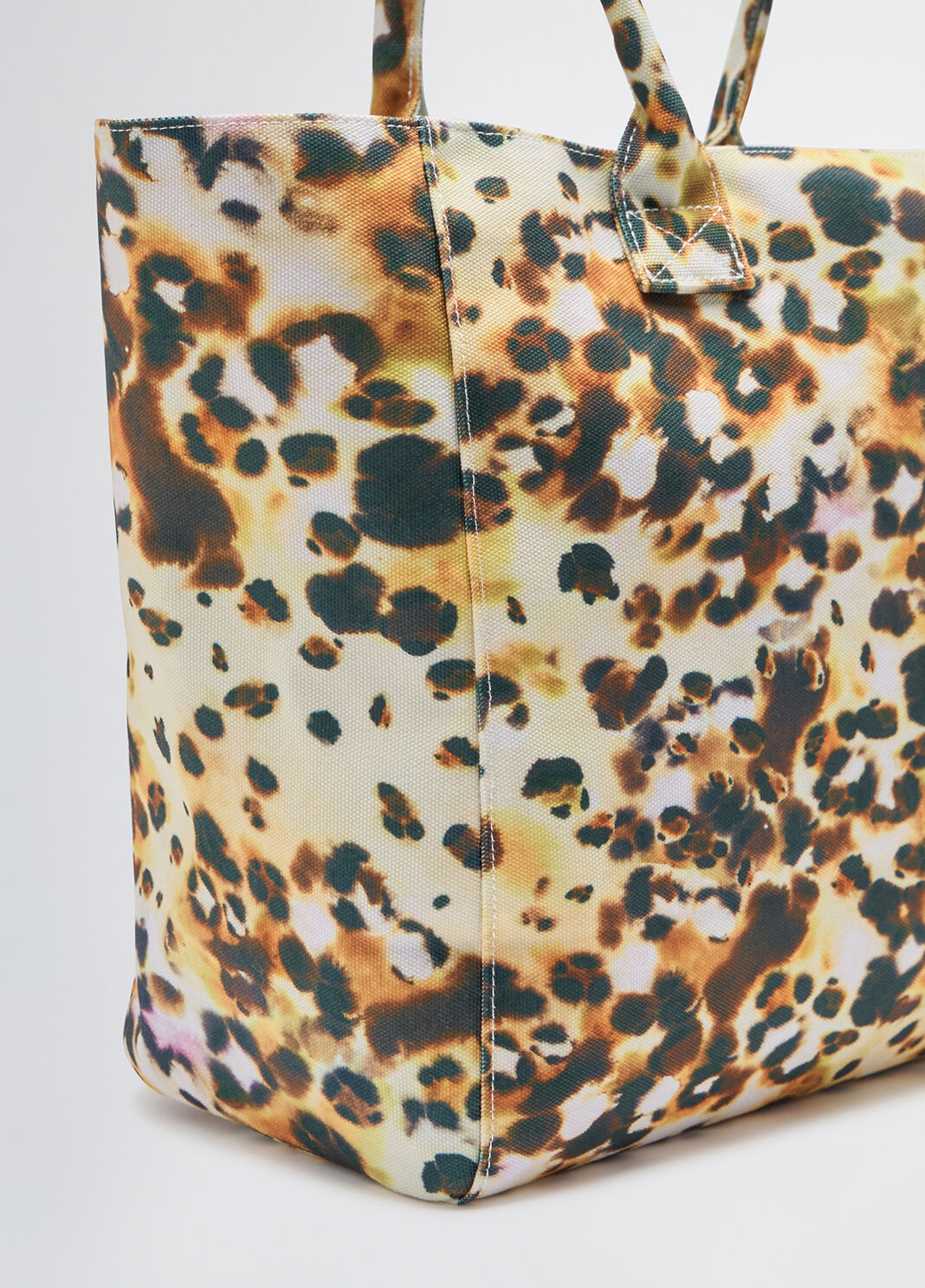 Gro&szlig;e Tote Bag aus bedrucktem Stoff Rotes Animal-Muster Liu Jo - large image number 4