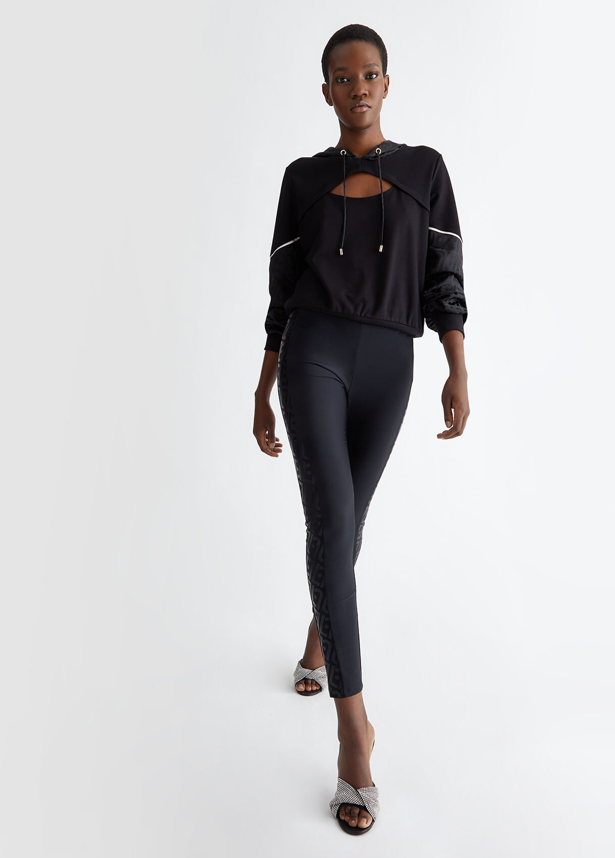 Pantalon Femme LUI JO En Satin Noir - Taille M (38fr) - Occasion En Excellent état