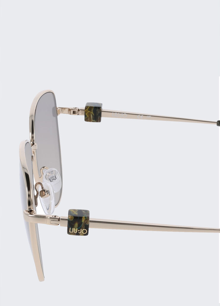 Teardrop sunglasses gold Liu Jo - large image number 2 Teardrop sunglasses gold Liu Jo - large image number 2