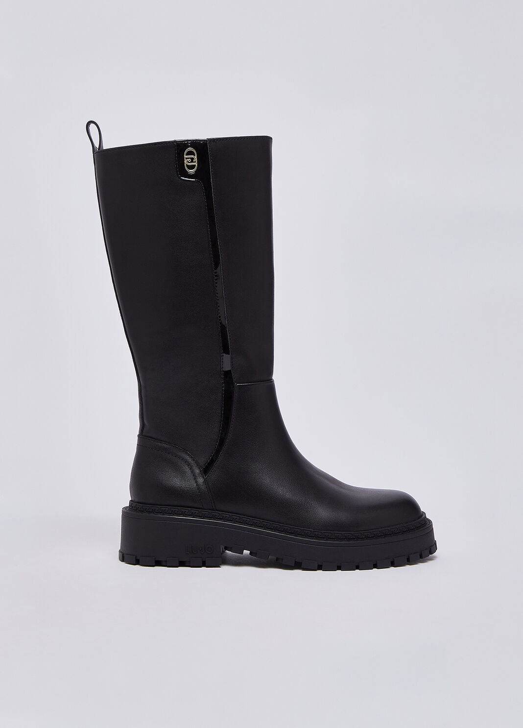 Hohe Stiefel aus Leder Schwarz Liu Jo - large image number 0
