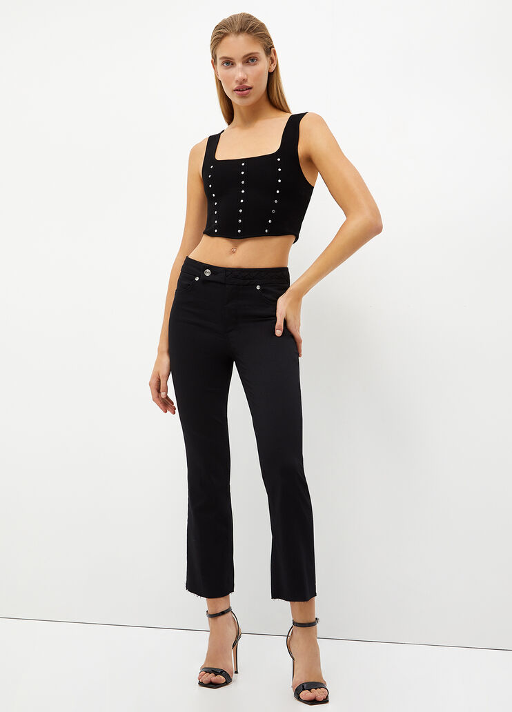 Bottom Up trousers black Liu Jo - look Bottom Up trousers black Liu Jo - look