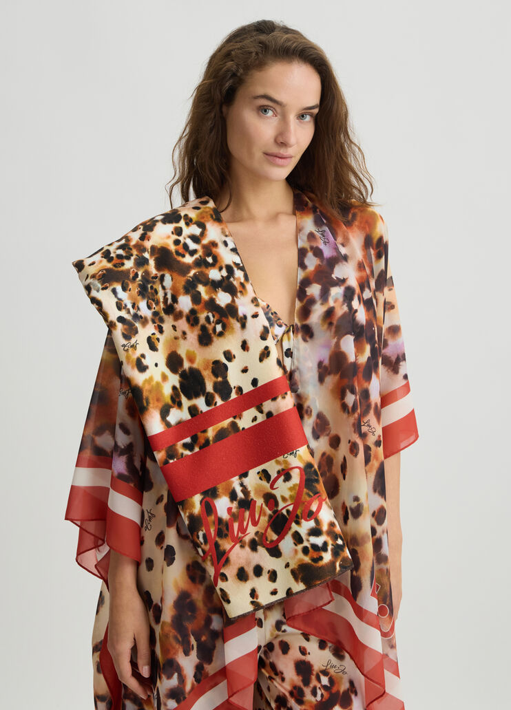 Animal-print beach towel animal print Liu Jo - medium Animal-print beach towel animal print Liu Jo - medium
