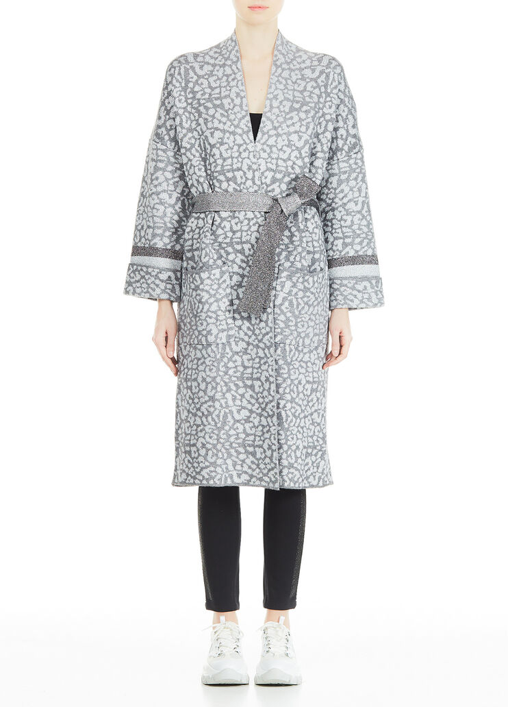 Abrigo jacquard con motivo animal Gris Liu Jo - large image number 0 Abrigo jacquard con motivo animal Gris Liu Jo - large image number 0