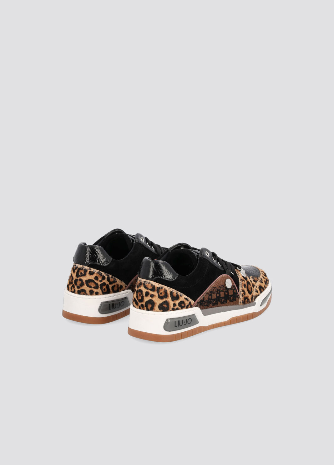 Sneaker mit Animal-Details Camel/Schwarz Liu Jo - large image number 1