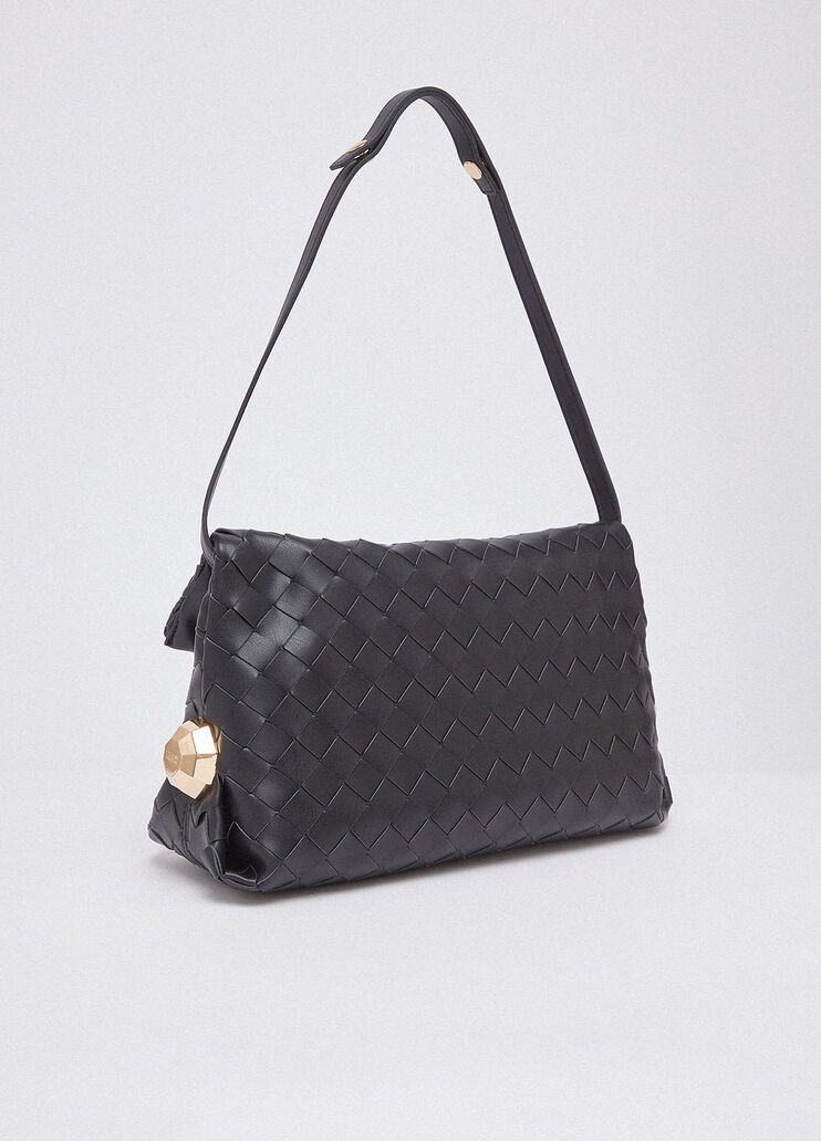 Medium woven Riccy bag black Liu Jo - large image number 2