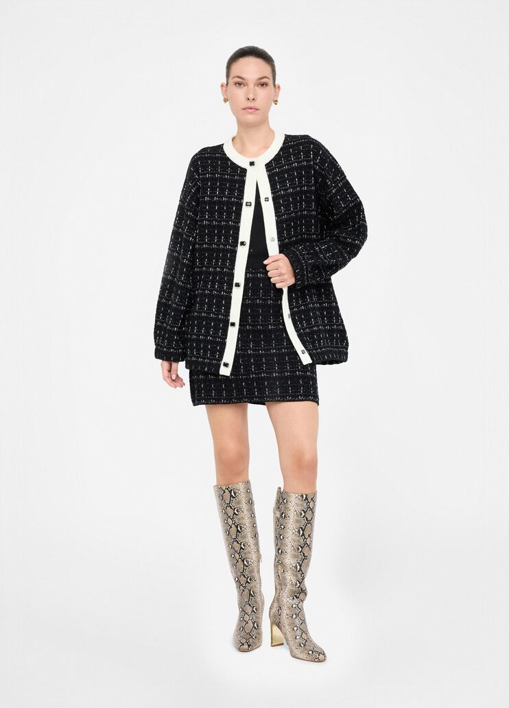 Jacke mit Schmuckknöpfen Schwarz Liu Jo - medium Jacke mit Schmuckknöpfen Schwarz Liu Jo - medium