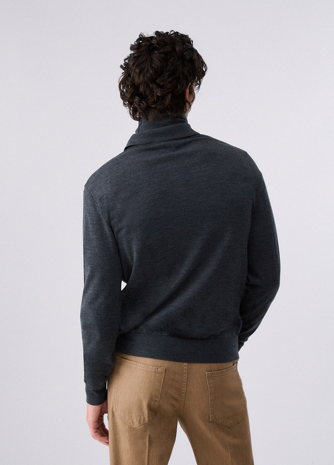 Merino Wool Polo dark grey Liu Jo - large image number 1