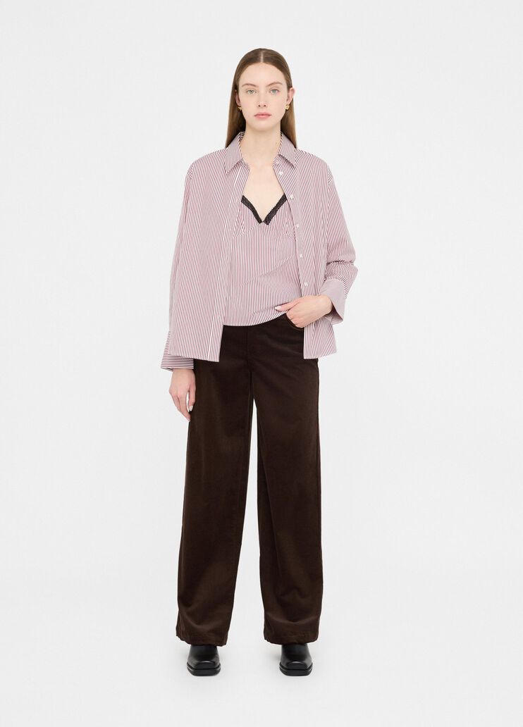 Velvet trousers chocolate Liu Jo - medium Velvet trousers chocolate Liu Jo - medium