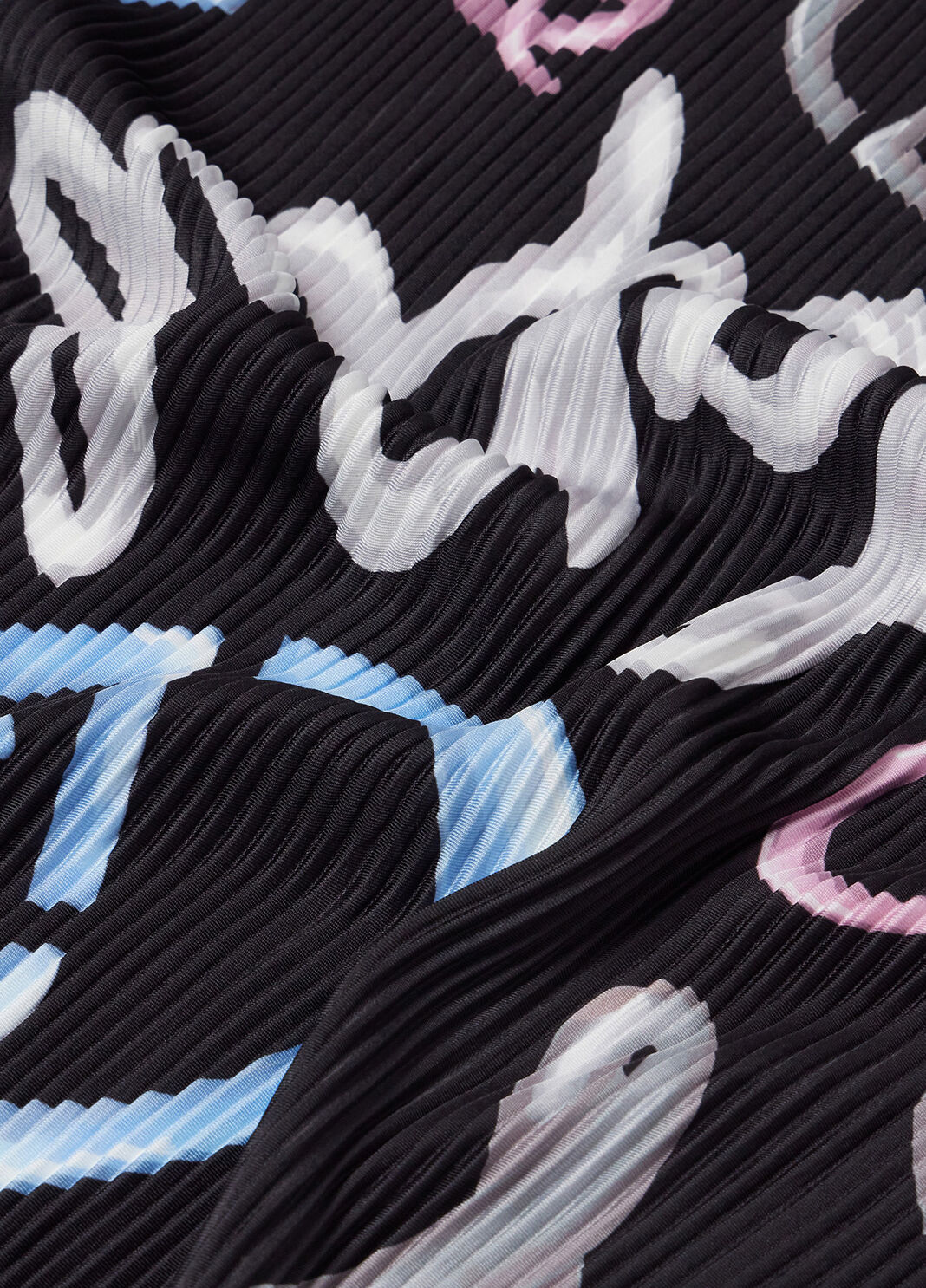 Logo scarf black Liu Jo - large image number 4
