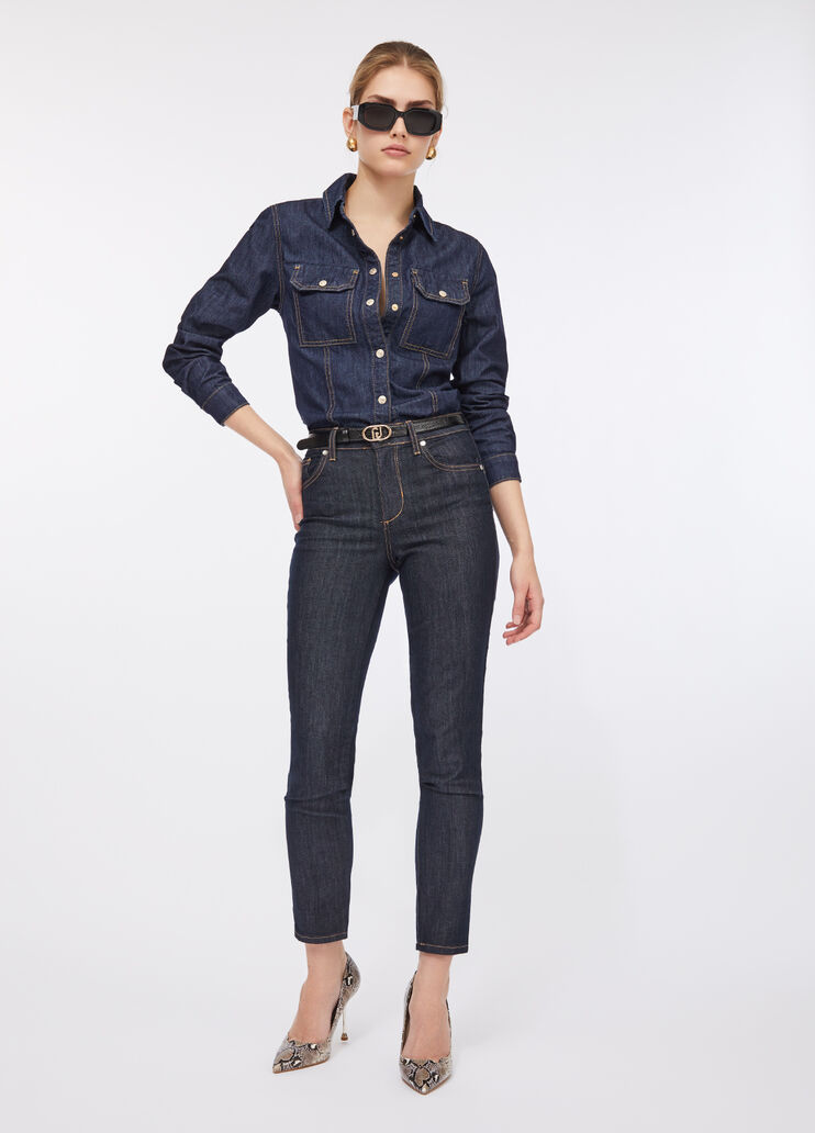 Jeans skinny cropped lavaggio classico Liu Jo - medium