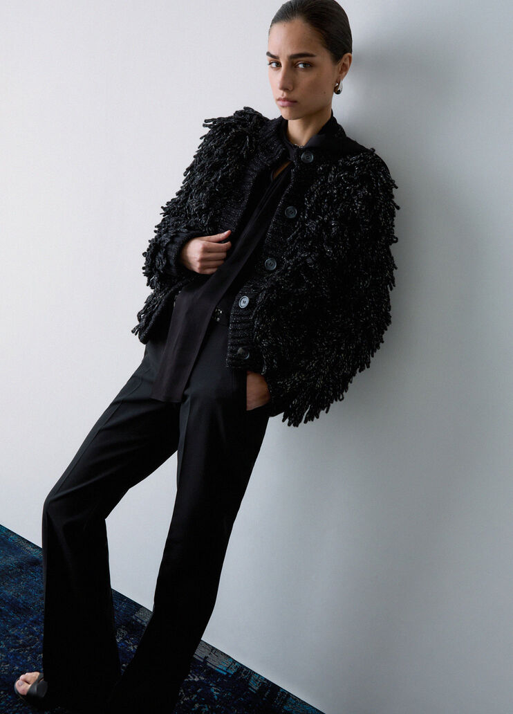 Soft Knit Jacket black Liu Jo - medium