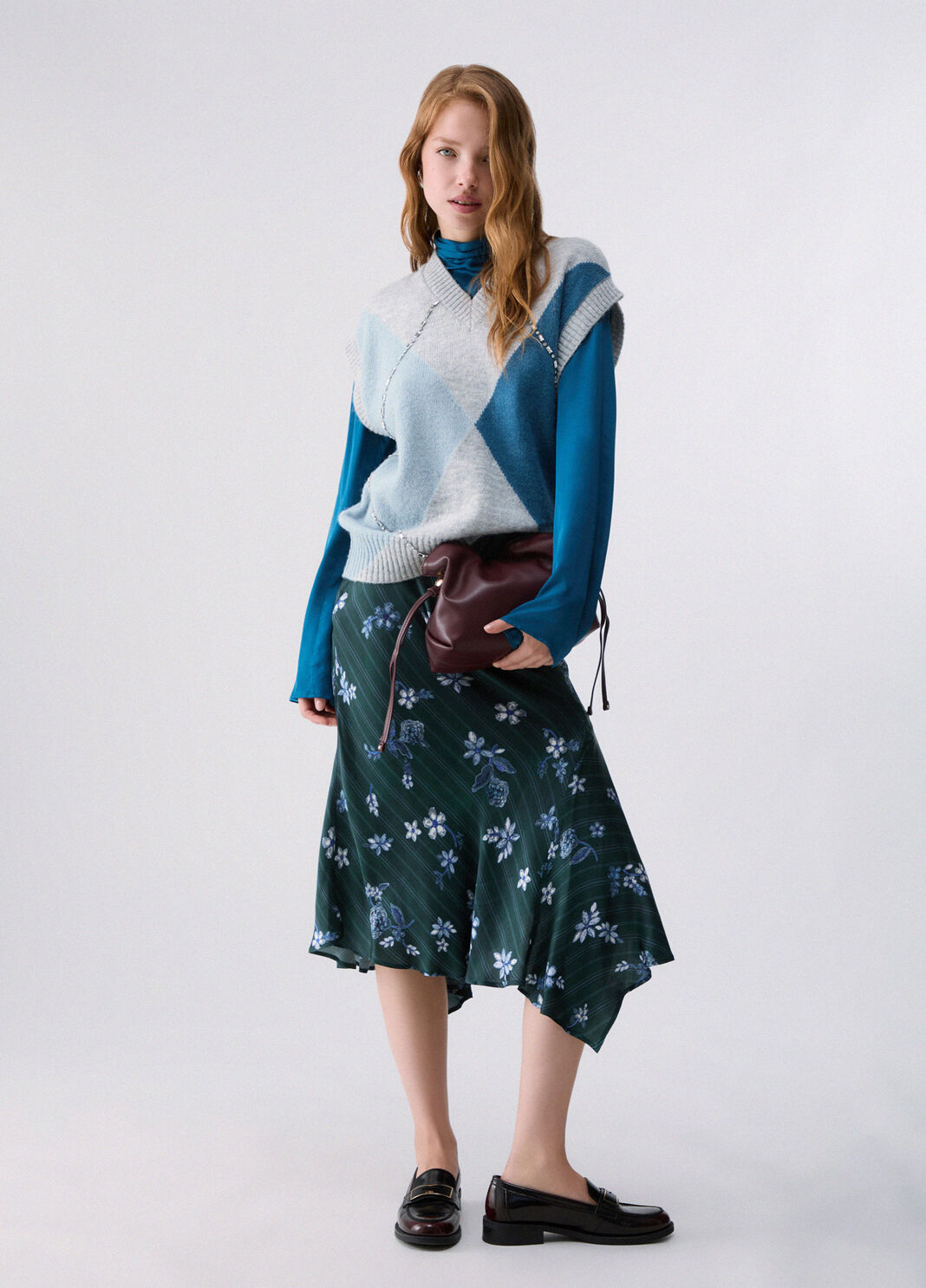 Satin Blouse blue Liu Jo - large image number 5