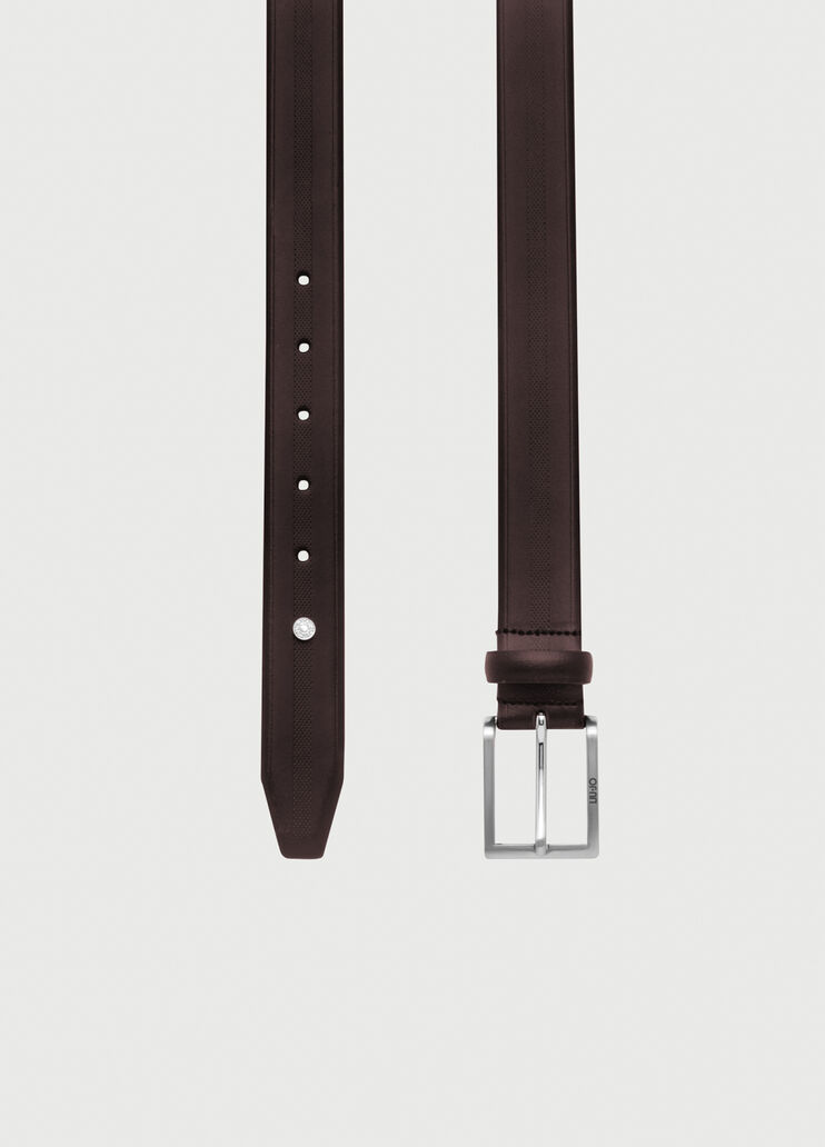 Hammered leather belt Dark brown Liu Jo - large image number 0 Hammered leather belt Dark brown Liu Jo - large image number 0