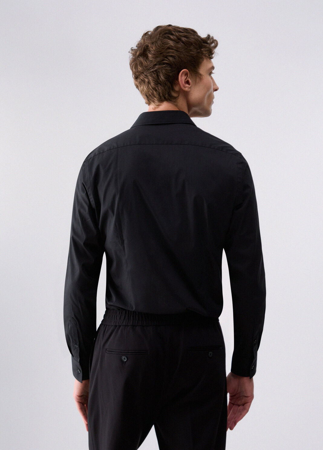 Slim Fit Poplin Shirt black Liu Jo - large image number 1