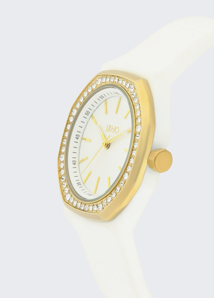 Watch with silicone strap white Liu Jo - large image number 2 Watch with silicone strap white Liu Jo - large image number 2