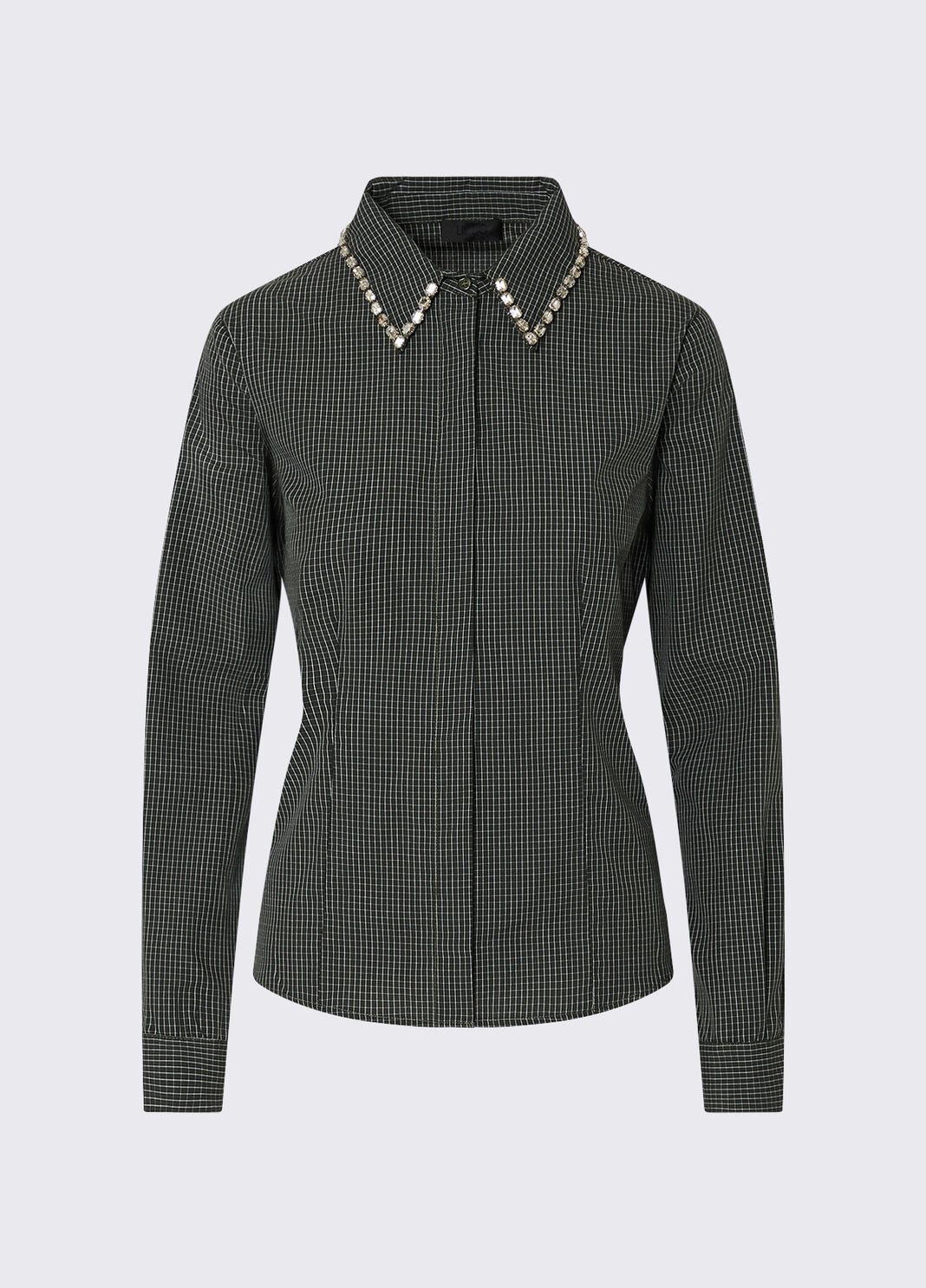 Shirt with Jewel Embroidery green Liu Jo - large image number 6