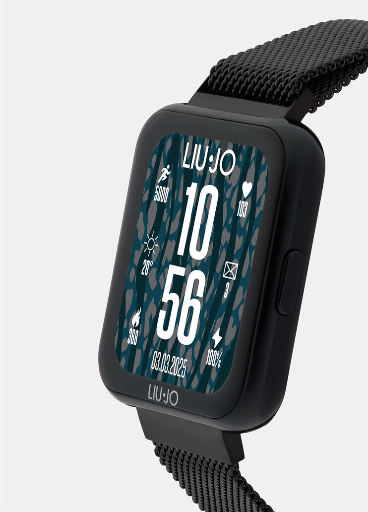 Smartwatch with steel strap black Liu Jo - medium Smartwatch with steel strap black Liu Jo - medium