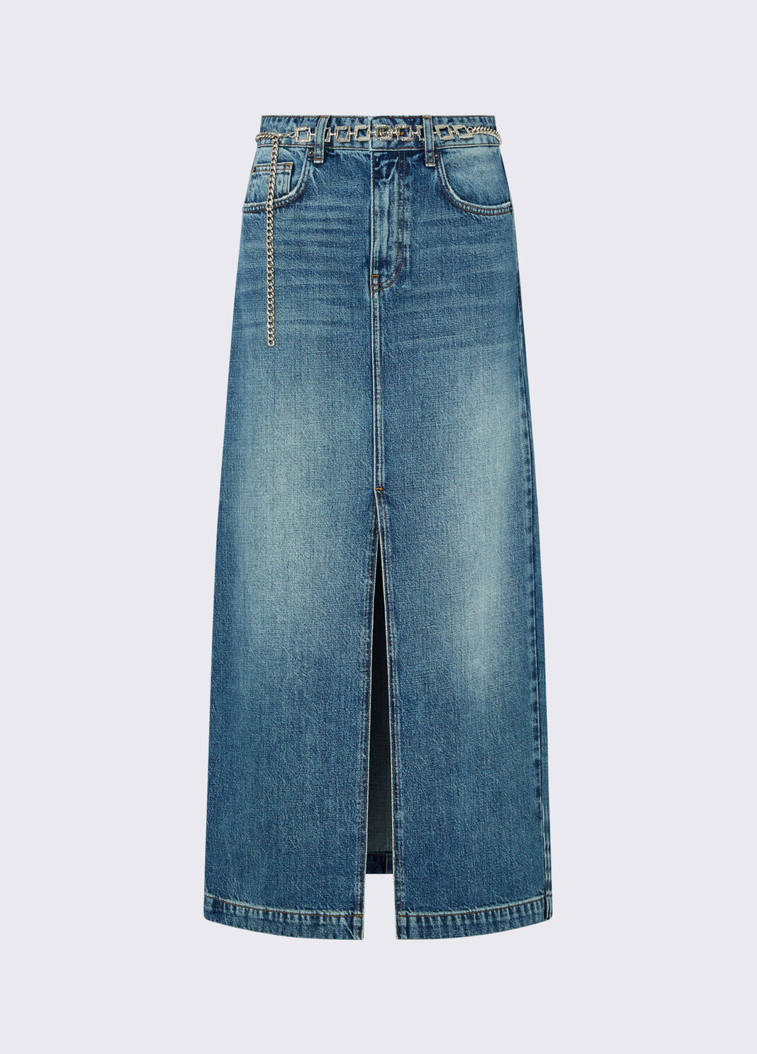 Long Denim Skirt blue denim Liu Jo - large image number 6