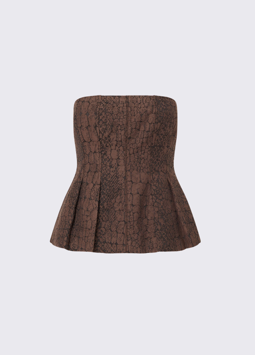 Animalier Jacquard Top brown Liu Jo - large image number 6