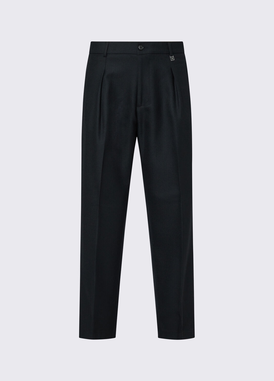 Trousers relaxed fit in a wool blend black Liu Jo - large image number 6