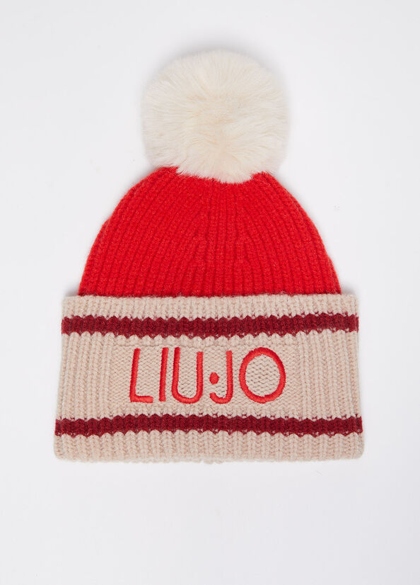 Ensemble hivernal sac et bonnet rouge Liu Jo - medium