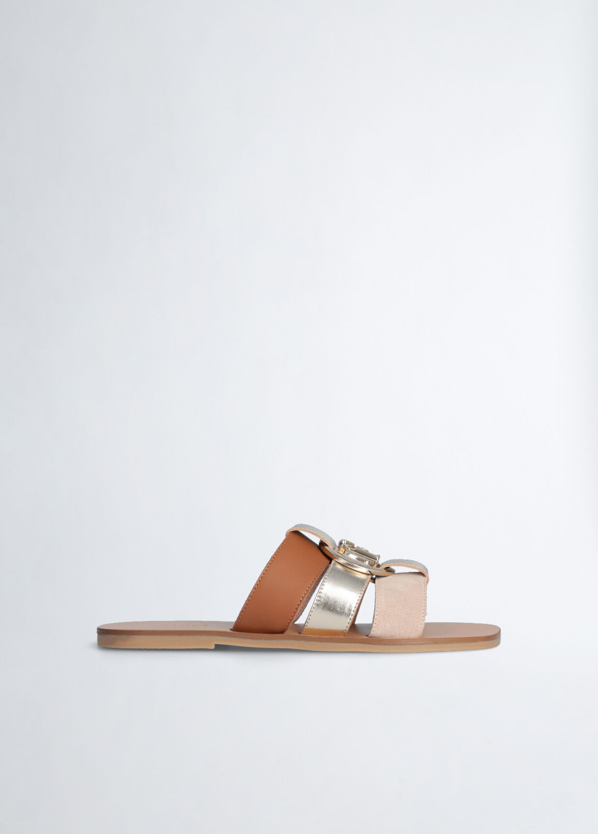 Ciabatte flat con logo